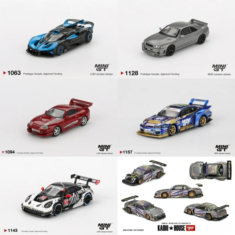Model Kit Nissan Skyline - MINI GT 1:64 Bolide Blue GT3