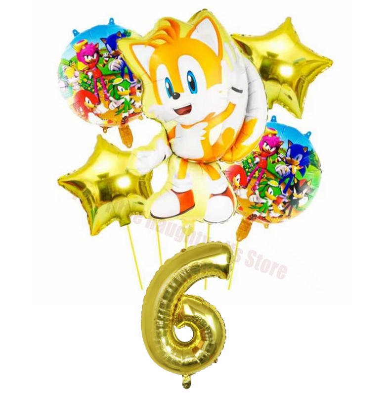 Model Kit Sonic - Cartoon Game Sonic Balloon Digital Combo