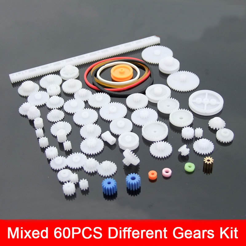 Model Kit Motor - Fine ABS Plastic Gear Kit 0.5M