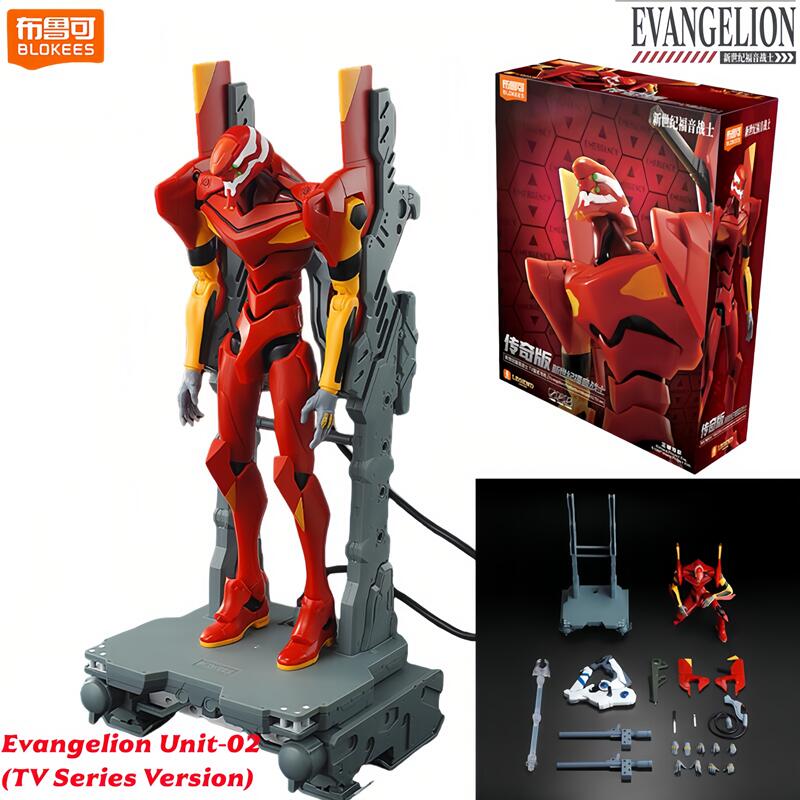 Model Kit Eva 02 - Original Blokees Evangelion Production Model‑02 TV