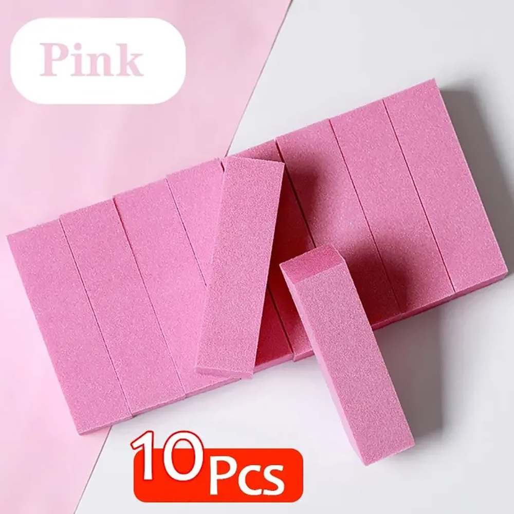 Sanding Stick Set - 10Pcs Sponge Buffer Block Set Nail