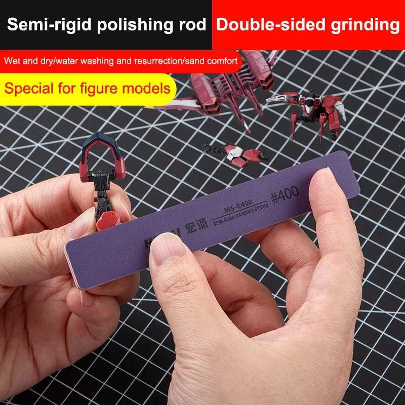 6Pcs MS-E400-1500 Semi-rigid S - Sanding Stick Set 评论和价格