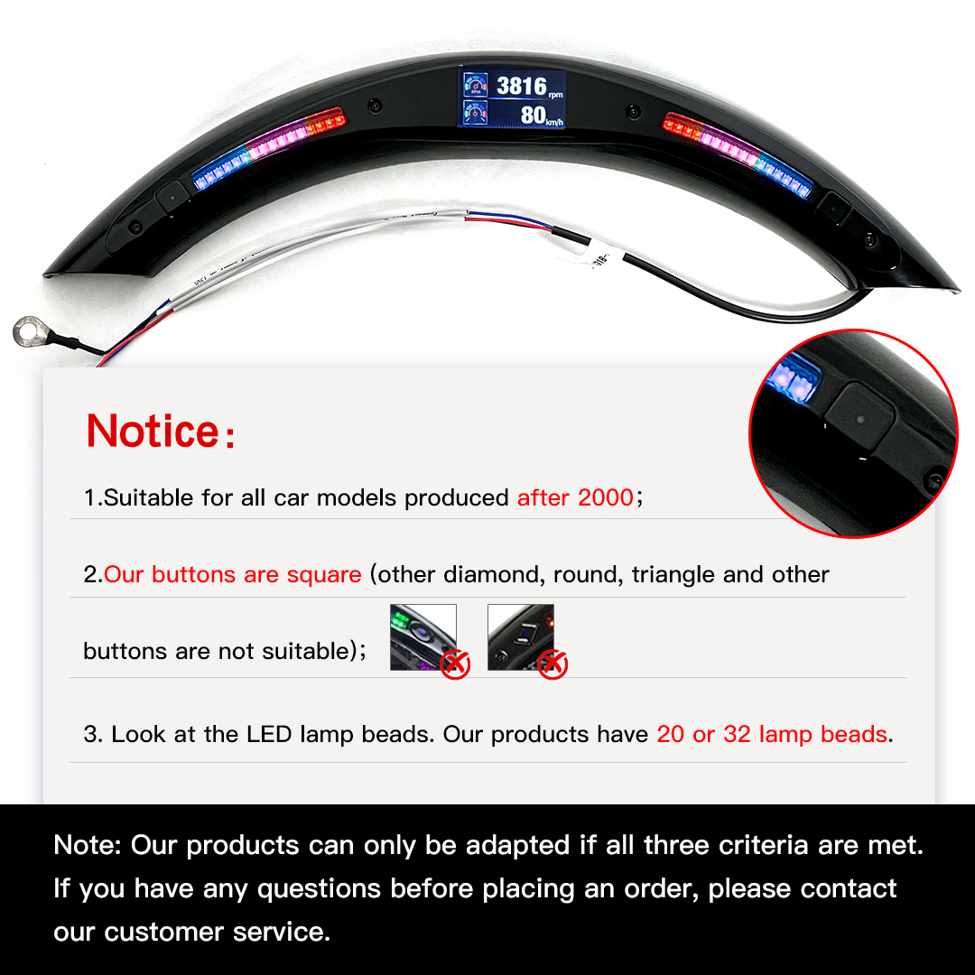TDD LED Kit Display Steering W - Model Kit Motor 评论和价格