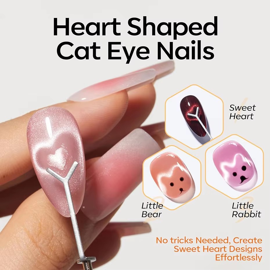 1/6Pcs Cat Eye Nail Magnet Too - Sanding Stick Set 评论和价格