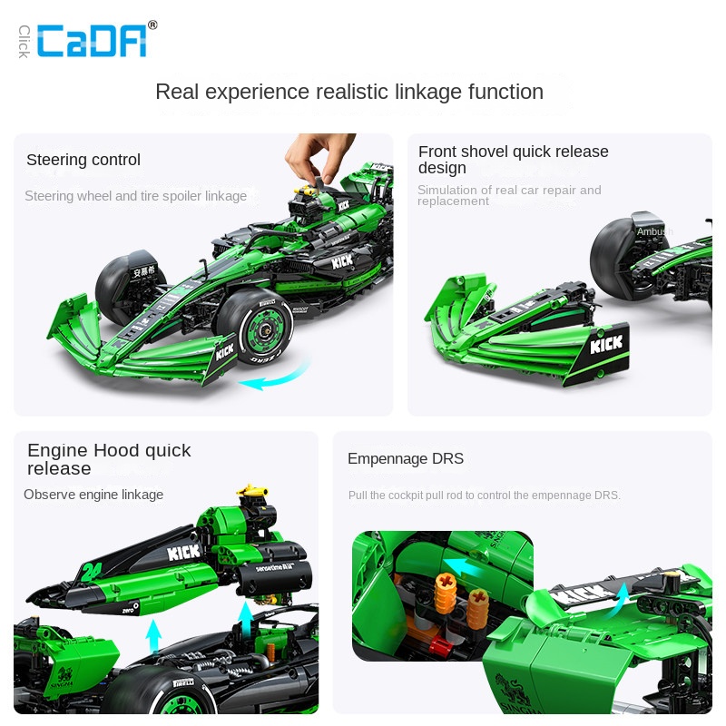 Cada Sauber F1 Team C44 Formul - Model Kit Formula 1 评论和价格