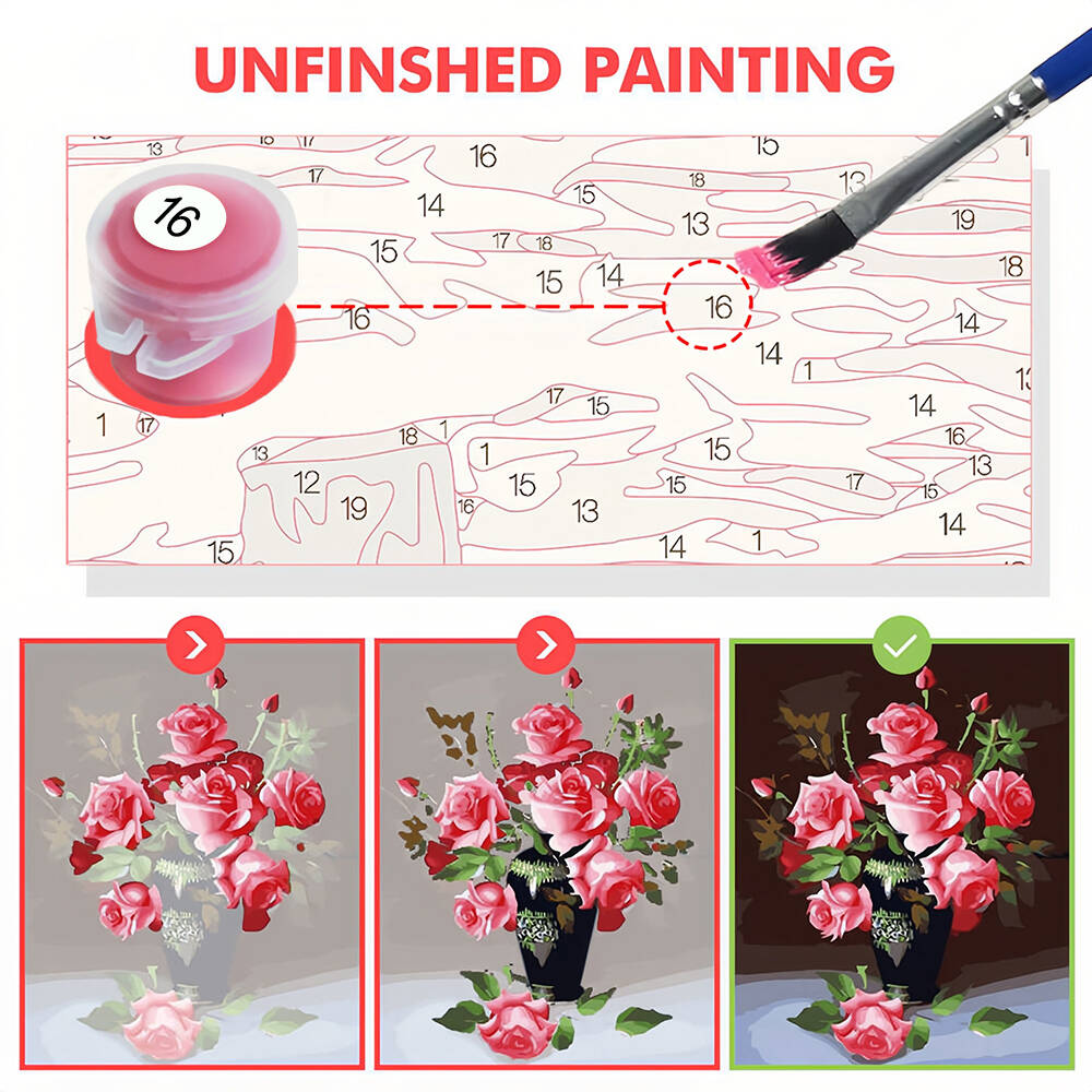DIY Painting By Numbers Cat An - Metallic Paint Set 评论和价格