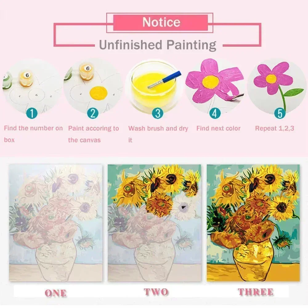 Paint By Numbers Swan Pattern  - Metallic Paint Set 评论和价格
