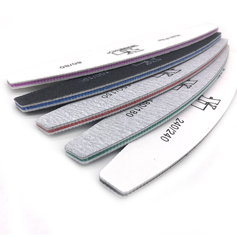 2/5pcs/lot Moon Nail File Mix  - Sanding Stick Set 评论和价格