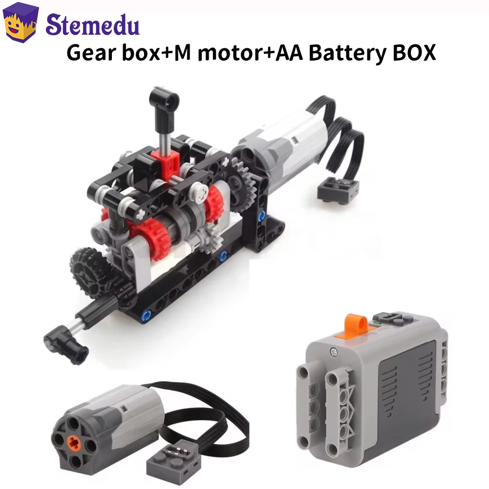 MOC High-tech 4 Speeds Gearbox - Model Kit Motor 评论和价格