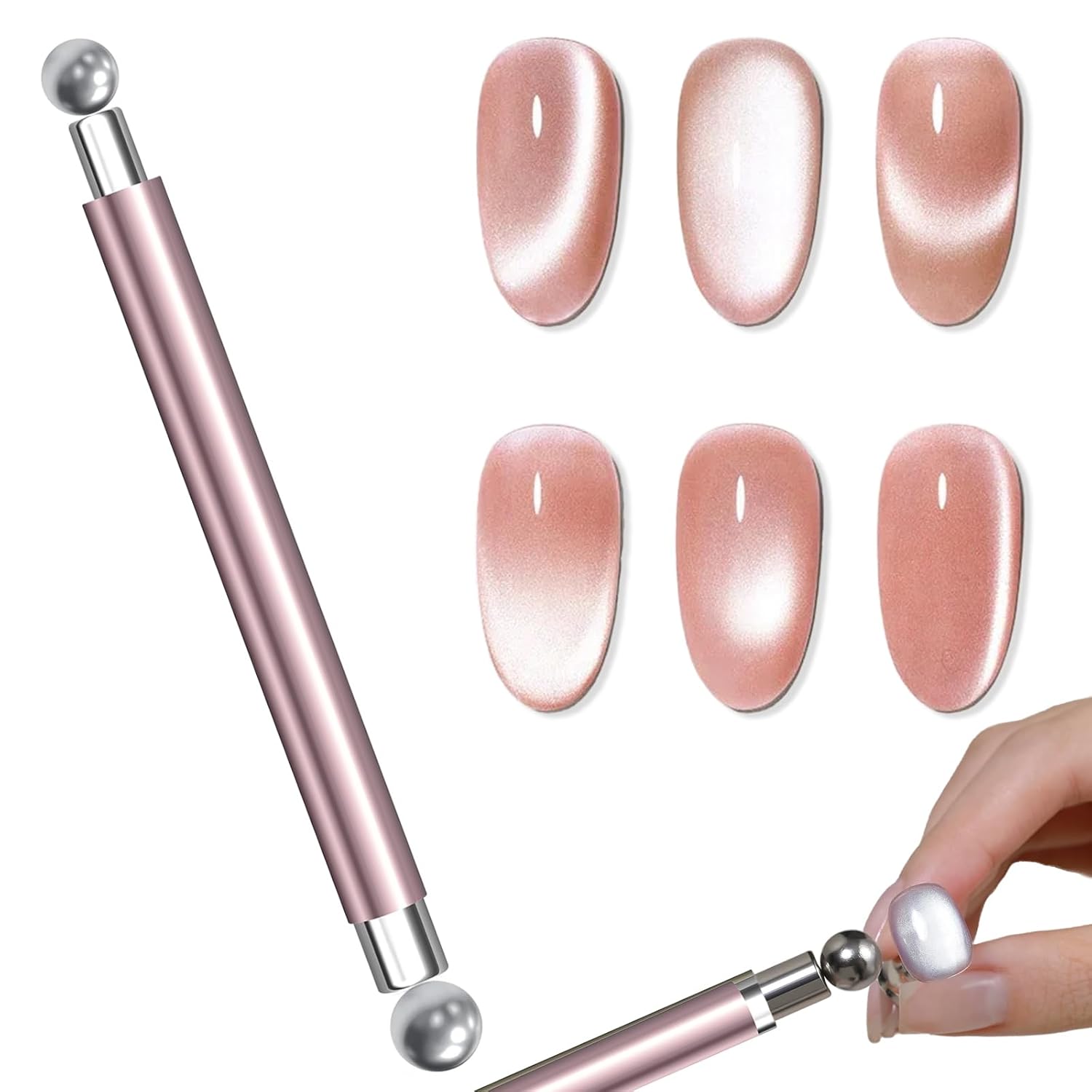 Cat Eye Magnetic Ball With Nai - Sanding Stick Set 评论和价格
