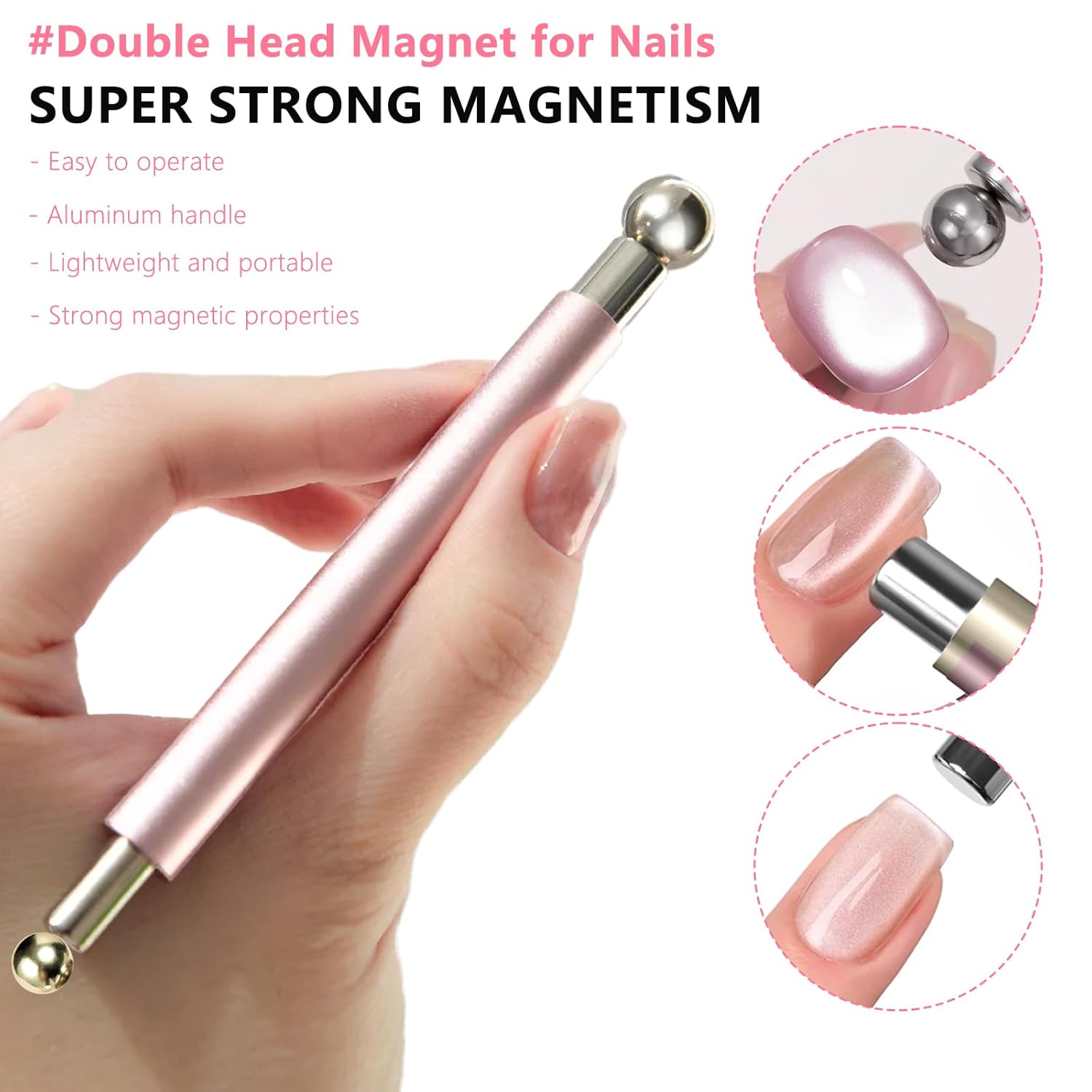Cat Eye Magnetic Ball With Nai - Sanding Stick Set 评论和价格