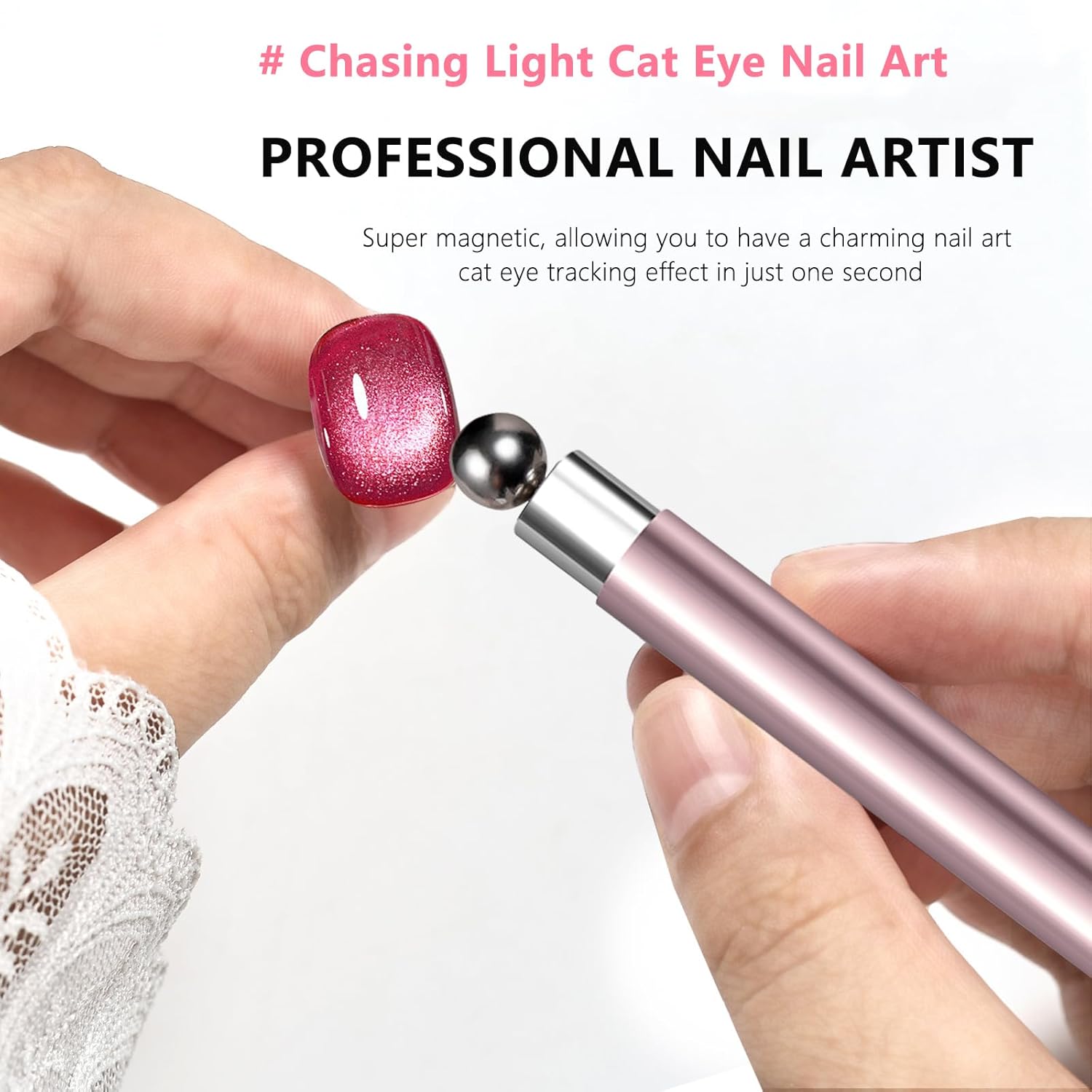 Cat Eye Magnetic Ball With Nai - Sanding Stick Set 评论和价格