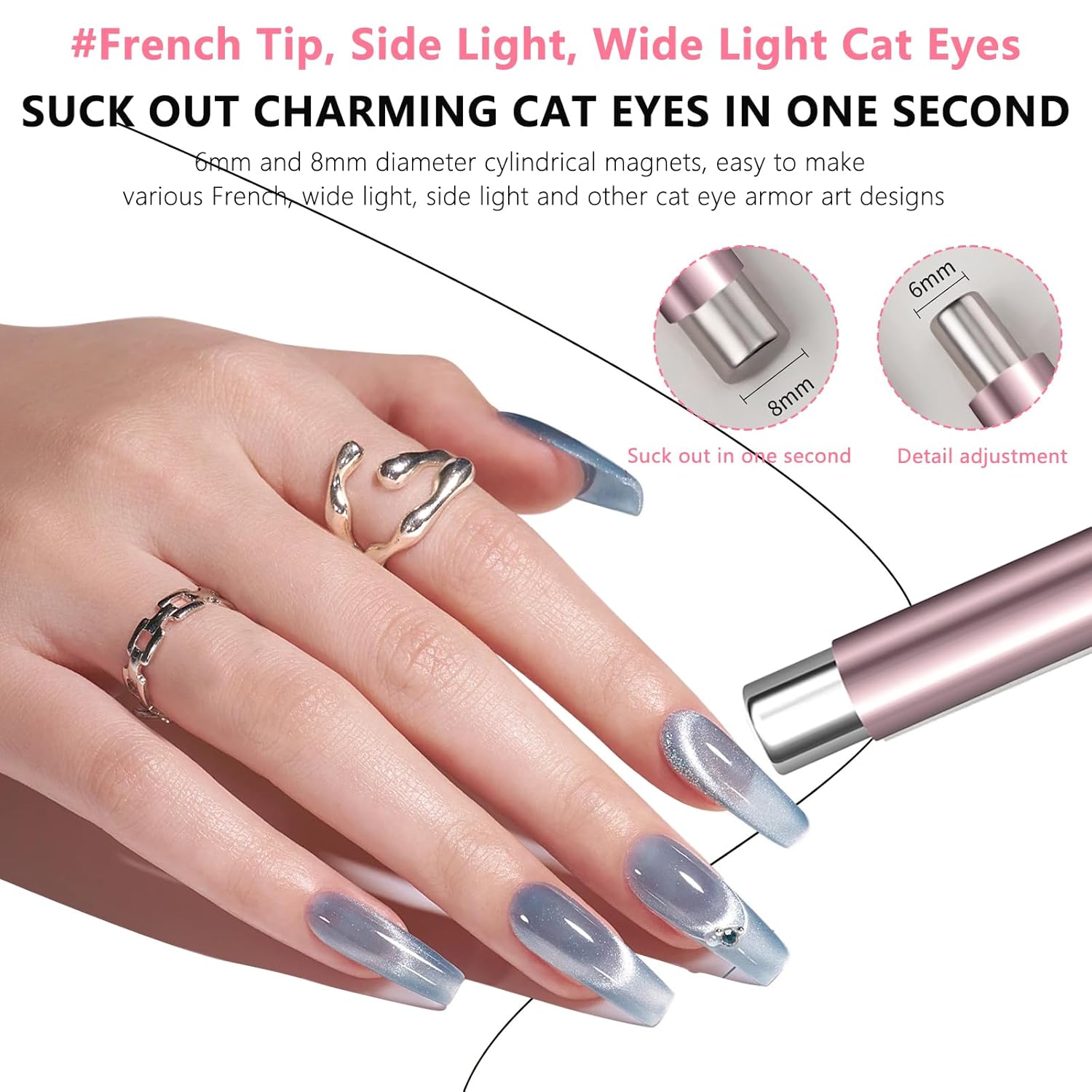 Cat Eye Magnetic Ball With Nai - Sanding Stick Set 评论和价格
