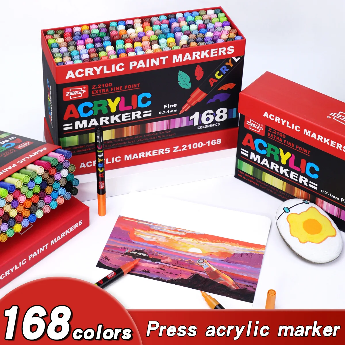 36-240 Colors Acrylic Paint Ma - Metallic Paint Set 评论和价格