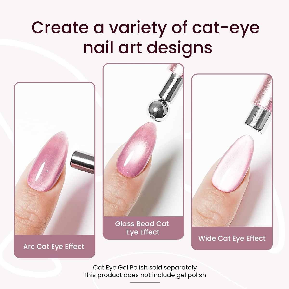 1/2Pcs Cat Eye Magnetic Ball W - Sanding Stick Set 评论和价格