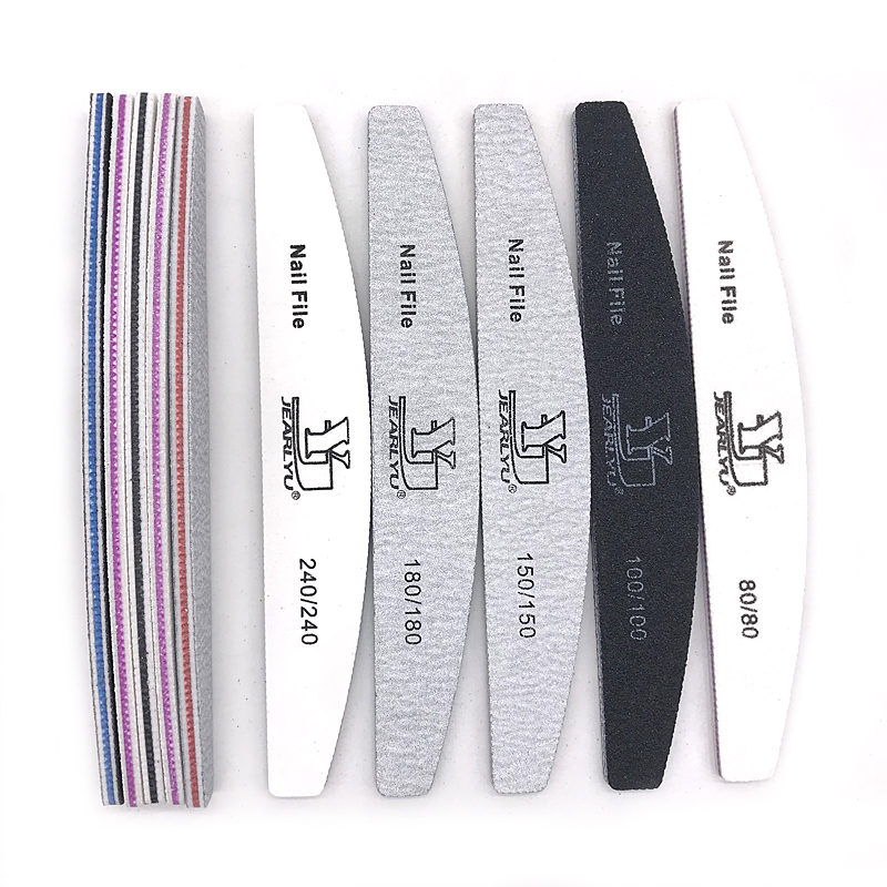5Pcs/Lot Nail File Mix Color L - Sanding Stick Set 评论和价格