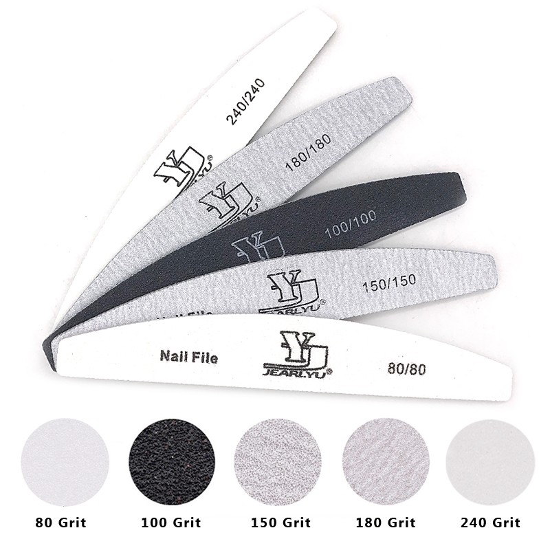 5Pcs/Lot Nail File Mix Color L - Sanding Stick Set 评论和价格