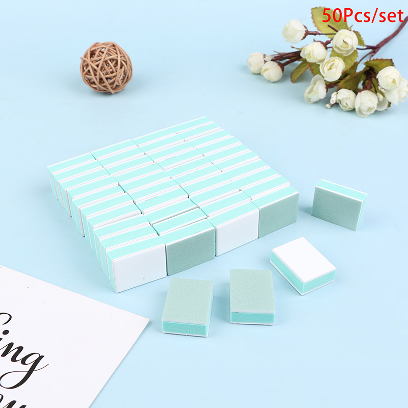 50 Pcs/lot Mini Nail Buffer Bl - Sanding Stick Set 评论和价格