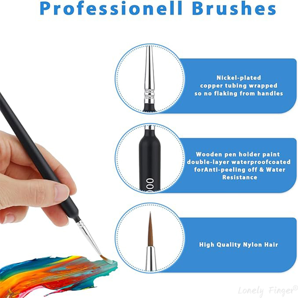 5/11Pcs Paint Brushes Set, Art - Metallic Paint Set 评论和价格