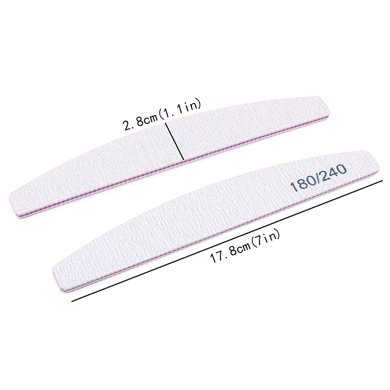 10Pcs Double Sided Nail Files  - Sanding Stick Set 评论和价格
