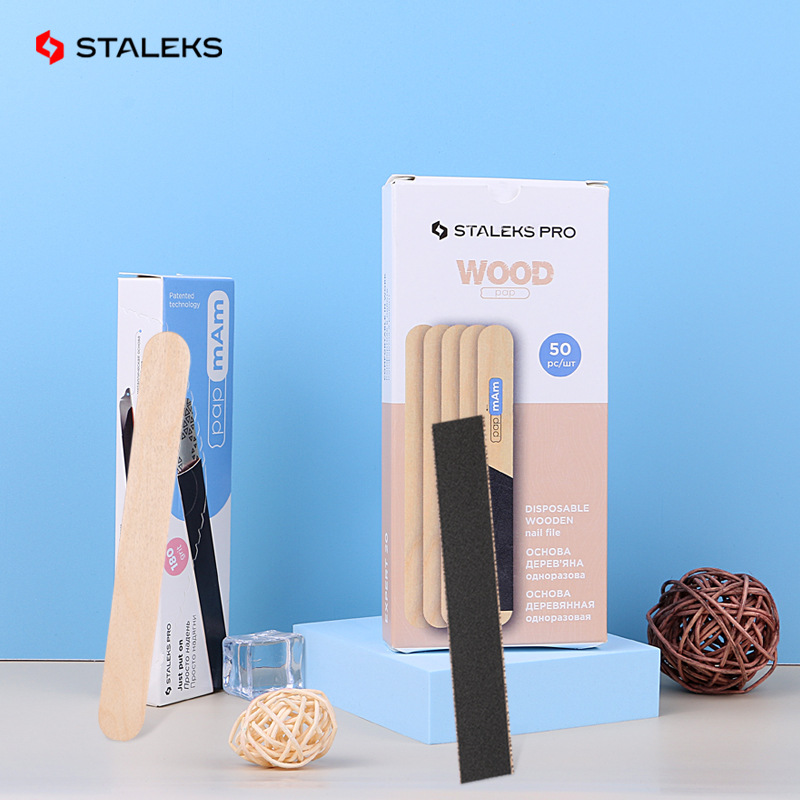 Staleks Wooden Stick Board Nai - Sanding Stick Set 评论和价格