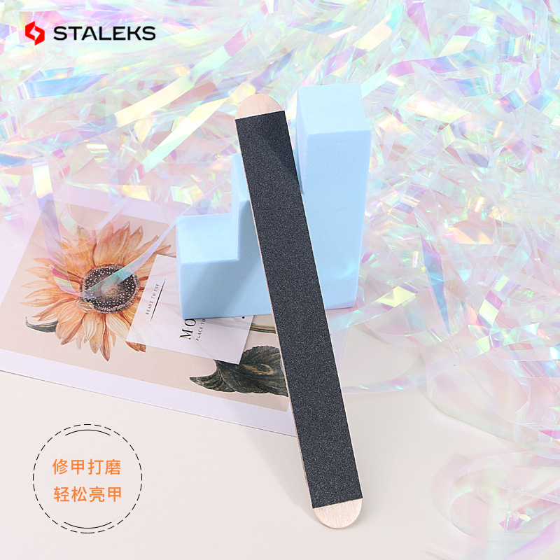 Staleks Wooden Stick Board Nai - Sanding Stick Set 评论和价格